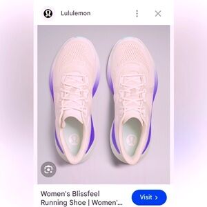 Lululemon Women's Blissfeel Running Shoe - Cream and Purple